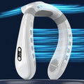 New Neck Air Conditioner Portable Neck Fan Rechargeable Semiconductor Cooling Bladeless Fan Outdoor Personal Fan Wearable Cooler